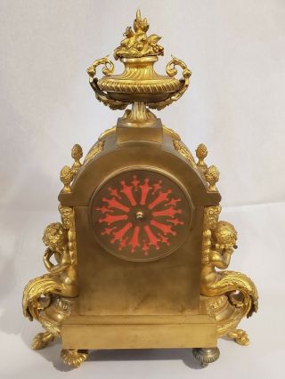 Bigelow,  Kennard & Co,  JAPY FRERES french Mid - 19th C.  Gilt Bronze Clock,  cherubs 2