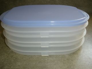 Tupperware Stackable Deli Keeper Stackable Lunch Meat Keepers Euc