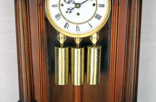 Highly Carved German Gustav Becker Grand Sonnerie 3 wt Vienna Regulator Clock 4