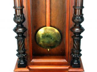 Highly Carved German Gustav Becker Grand Sonnerie 3 wt Vienna Regulator Clock 5