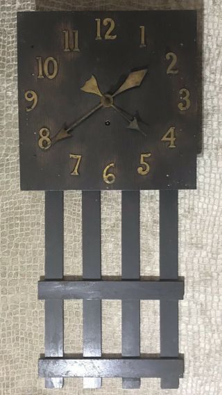 Haven 8 Day Mission Style Wall Clock,