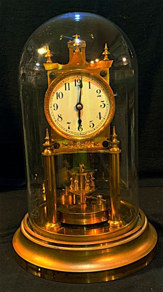 Gustav Becker Rotary Pendulum 400 Day Anniversary Clock