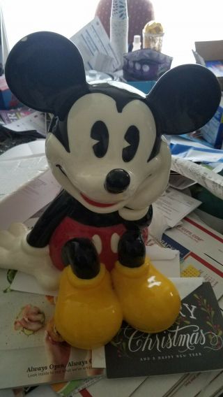 Disney Mickey Mouse Treasure Craft Cookie Jar