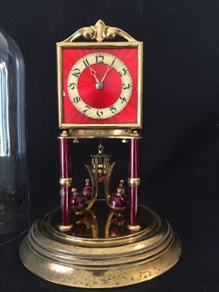 Gorgeous 400 Day Torsion Anniversary Clock By Kieninger Obergfell