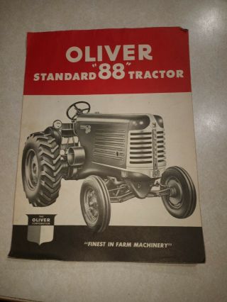 1948 Oliver 88 Tractor Sales Brochure