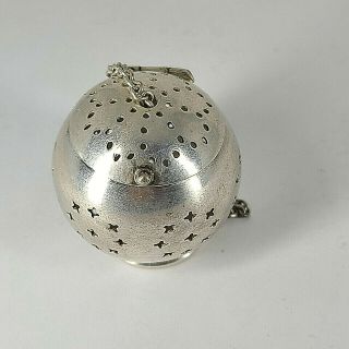 Vintage Silver Plate Tea Ball Infuser