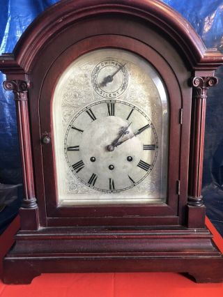 Gustav Becker German Mantel Clock P - 18 Quarter Hour Westminister Chime