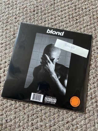 Frank Ocean Blond Vinyl Rare Promotional Use Orange Color Edition