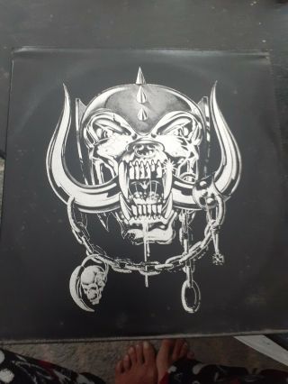 Motorhead No Remorse Leather Cover Vinyl Lp W/ Signed Ticket Stub Lemmy Harpos86