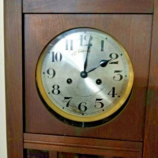 Gustav Becker 1900 German Wall Clock With 3 Chime Rod Bim Bam Strike - Bevel Glass 3