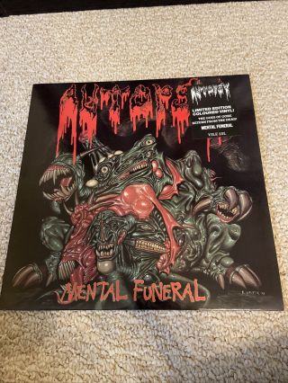 Autopsy - Mental Funeral Vinyl Lp Limited Edition 1991 Death Green