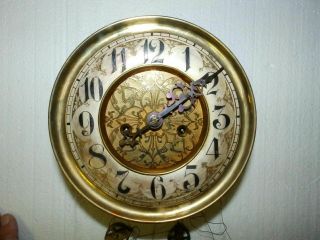 OLD GUSTAV BECKER WALL CLOCK MOVEMENT FOR 2 WEIGHTS INCLUDET TONE STICK 2