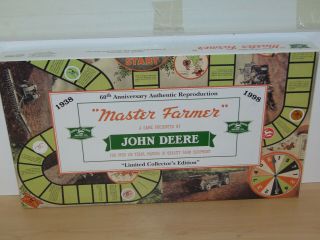 John Deere Master Farmer Board Game 60th Anniversary Collector 
