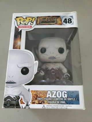 Funko Pop Movies: The Hobbit - Azog 48 Vaulted W/protector Box