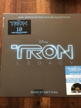 Daft Punk - Tron Soundtrack - 2lp Translucent Blue Vinyl - Rsd 2020 -