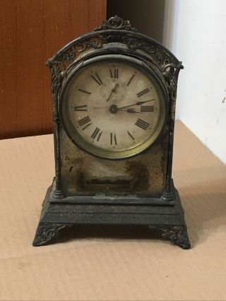 Rare Antique Ansonia Desk Or Budoir Clock Parts