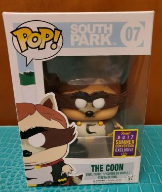 Funko Pop South Park: The Coon 07 Sdcc 2017 Exclusive