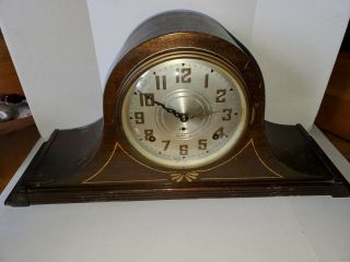 Vintage Plymouth Mantle Clock.  For Repair Or Parts