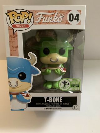 Authentic T - Bone (green) Funko Pop Emerald City Comic Con [eccc] Exclusive 4