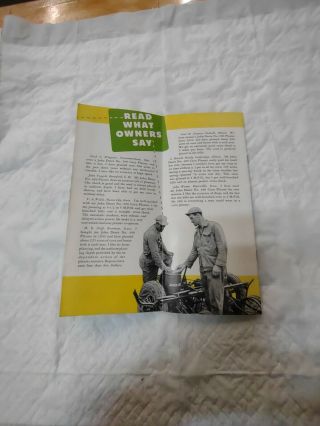 1949 John Deere 2 & 4 Row Tractor Corn Planters Sales Brochure 16 Pages 3