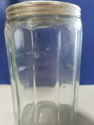 Vintage Antique Hoosier Cabinet Cannister/Jar with lid 3