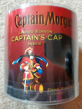 Rare Limited Edition Captain Morgan Baseball Cap (black) & On