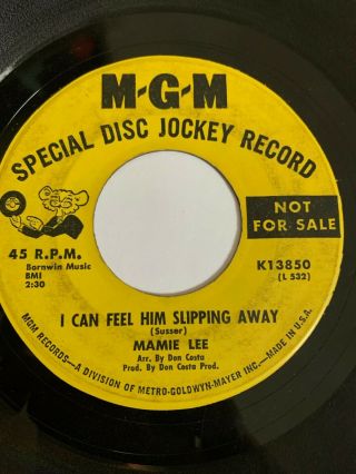 Northern Soul 45/ Mamie Lee " I Can Feel Him Slipping Away " Mgm Hear