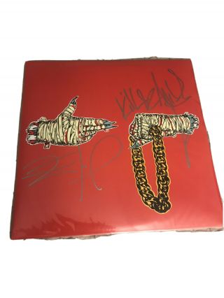Signed Rtj2 [lp] By Run The Jewels (vinyl,  Oct - 2014,  Mass Appeal)