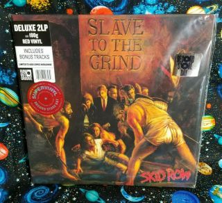 Skid Row Slave To The Grind Vinyl 2xlp Rsd 2020 Record Store Day Red Nm Nm -