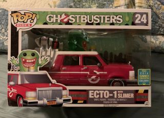 Funko Pop Ride 24 Ghostbusters Ecto - 1 Slimer 2016 Summer Convention