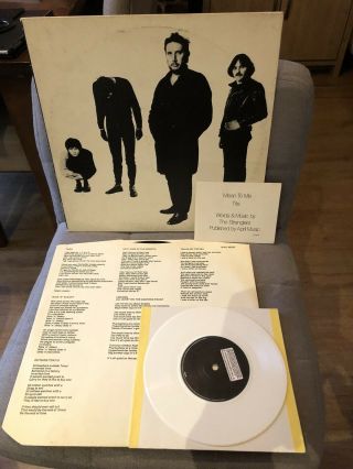 The Stranglers - Black & White 1978 U.  K.  Orig Lp,  White V 7” & Insert