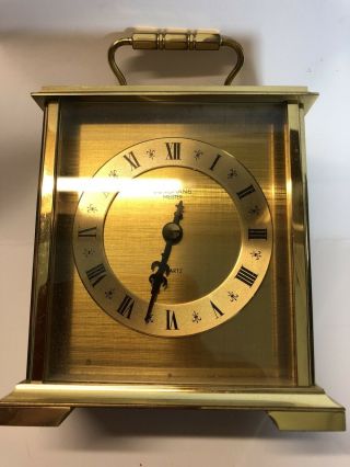 Junghans Meister Heavy Brass Carriage Clock