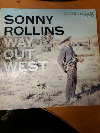 Sonny Rollins Way Out West Lp Contemporary Records C 3530 Us 1957 Jazz Dg Mono