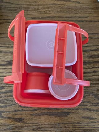 Vintage Tupperware Pack N Carry Lunch Box 1254 (bento)