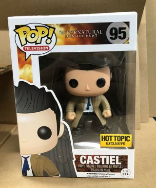 Funko Pop Television 95 Supernatural Castiel With Wings Exclusive Figure