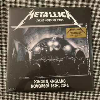 Metallica - Live At House Of Vans - London,  Uk Nov 18,  2016 Limited Edition,  3lp