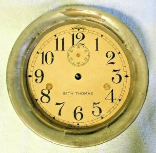 Seth Thomas Clock Co Ships Clock Case & Dial Pre Wwii Parts Project
