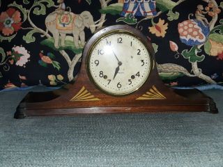 Vintage Plymouth Mantle Clock.  For Repair Or Parts
