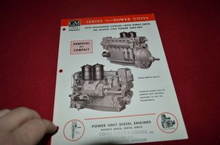 Detroit Diesel Engine Series 71 Power Unit Dealers Brochure Amil12