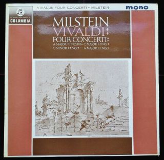 Vivaldi: Four Concerti - Nathan Milstein Columbia 33cx 1874 Ed1 Lp