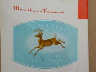 1956 MODERN FARMING w/JOHN DEERE QUALITY FARM EQUIPMENT ADVERTISING BOOK 2