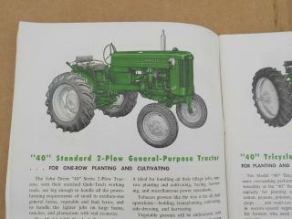 1956 MODERN FARMING w/JOHN DEERE QUALITY FARM EQUIPMENT ADVERTISING BOOK 3