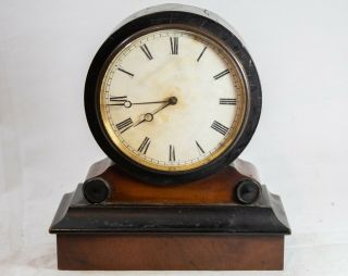 Antique Art Deco V.  A.  P.  Brevete S.  C.  D.  G.  Wooden Mantel Clock