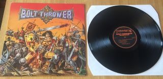 Bolt Thrower War Master First Press Vinyl Lp Earache Mosh70 Gatefold