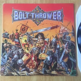 Bolt Thrower War Master First Press Vinyl Lp Earache Mosh70 Gatefold 2