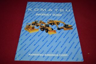 Komatsu Equipment Buyers Guide For 1985 Dealer 