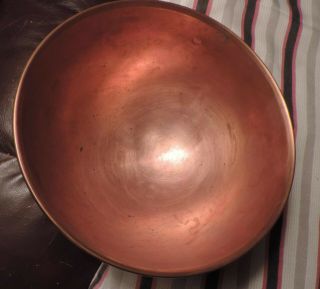 Paul Revere 1801 Series Copper Mixing Bowl 7.  25 "