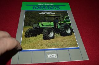 Deutz Allis 6275 6265 Tractor Dealers Brochure Bwpa