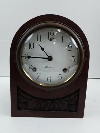 Sessions Beehive Mantle Clock With Porcelain Dial