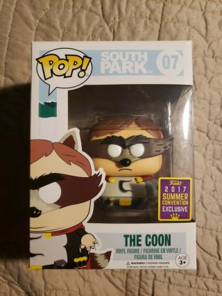 Funko Pop South Park The Coon 07 2017 Summer Convention Shared Sticker